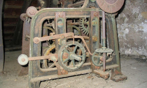 Uhrwerk vor der Restaurierung, Foto: Privat