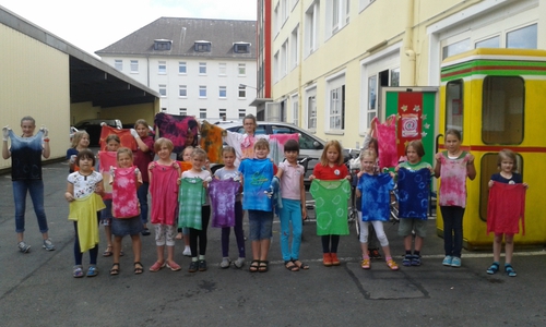 14 Jungen und Mädchen erlebten eine besonders spannende Ferienwoche im AHA-ERLEBNISmuseum. Foto: 