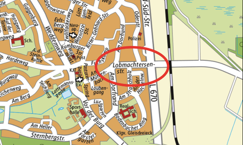 Planung zur Sanierung der Lobmachtersenstraße kurz vor dem Abschluss. Karte: Stadt Salzgitter