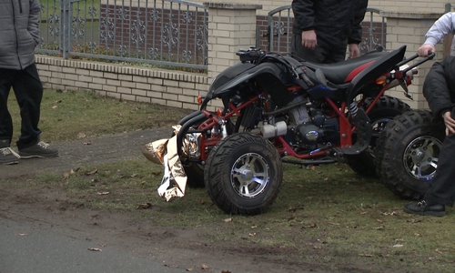 Ein Quadfahrer wurde bei einem Unfall schwer verletzt. Fotos:  aktuell24 (BM)