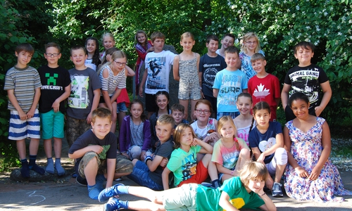Schüler der Klassen 3A und 3B haben eine gute Tat getan. Foto: Privat