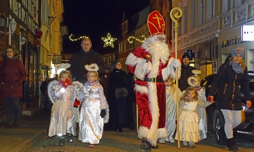 Der Nikolaus 2017 auf dem Papenberg. Foto: Achim Klaffehn