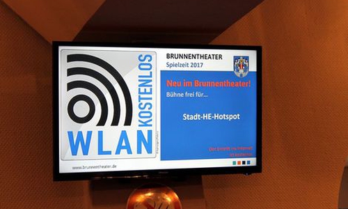 Im Brunnentheater kann man sich nun digital über das Angebot informieren. Foto: Stadt Helmstedt