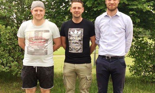 Das neue Trainergespann der HSV-Kreisliga-Mannschaft (von links) Christoph Ritter, Nils Schräder und Steffen Deuse. Foto: HSV