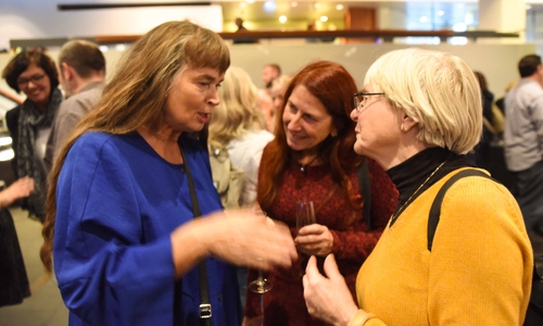  ISBA Präsidentin Margrét Lisa Steingrimsdóttir begrüßt die Besucher aus Wolfenbüttel