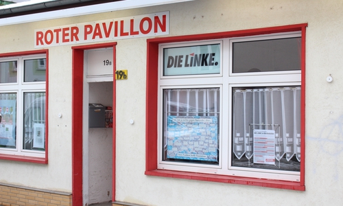 Am 31. Januar findet das Sozialcafé der Linken im Roten Pavillon statt. Foto: Max Förster