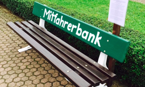 Von nach B kommen mit der Mitfahrerbank. Foto: Samtgemeinde Sickte