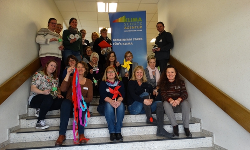 Die Teilnehmer des eintägigen Workshops hatten sichtlich Spaß. Foto: Klimaschutzagentur Hildesheim-Peine