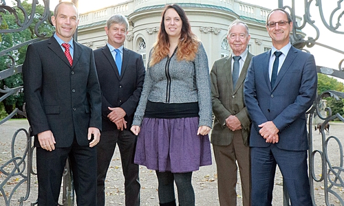 Gunnar Scherf, Fraktionsvorsitzender Stefan Wirtz, stellvertretende Fraktionsvorsitzende Anneke vom Hofe, Dr. Hans E. Müller, stellvertretender Fraktionsvorsitzender Frank Weber (von links). Foto: AFD Braunschweig