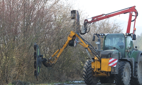 Zukunftsweisender Einsatz von Großgeräten.