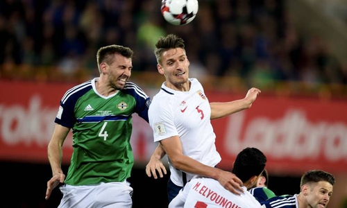Gustav Valsvik feierte für Norwegen sein Debüt in der WM-Qualifikation gegen Nordirland. Foto: imago/Digitalsport