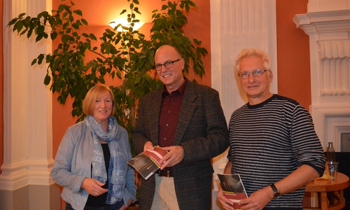 Sabine Huth, Bernd Neidhart und Holger Barkhau bei der Informationsveranstaltung „Sicher wohnen in der Samtgemeinde. Foto: Privat 
