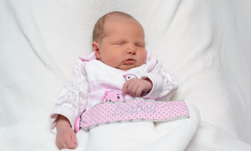 Willkommen, Isabell. Foto: Foto: babysmile24.de