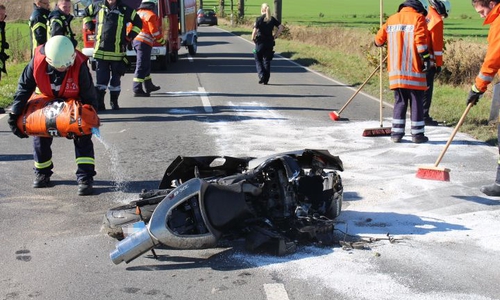 Motorisierte Zweiradfahrer bereiten der Polizei Sorge. Symbolfoto: Robert Braumann