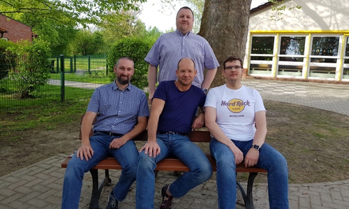 Mirco Mittag, Marc Germer, Michael Waßmann und Patrick Melzer. Foto: SPD