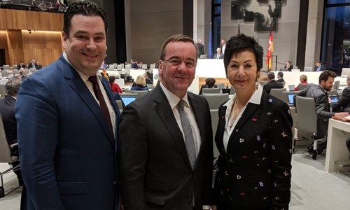 Von links: Tobias Heilmann, Boris Pistorius und Immacolata Glosemeyer. Foto: Privat