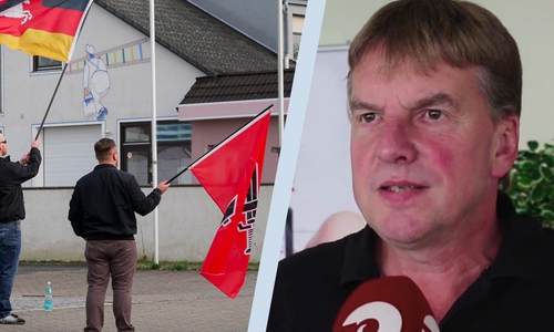 Michael Ohse als Sprecher des Bündnisses gegen Rechtsextremismus ruft zur Gegendemo gegen Nazi-Aufmarsch auf. Foto: regionalHeute.de