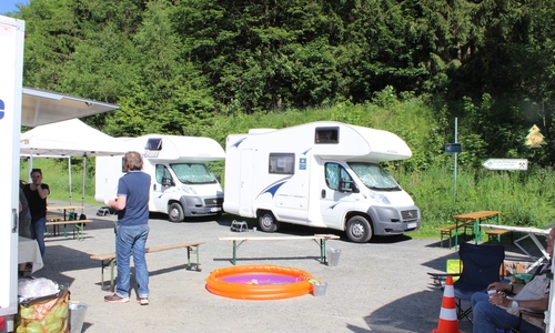 Stehen Bald Wohnmobile beim Union-Parkplatz?Symbolfoto: Anke Donner