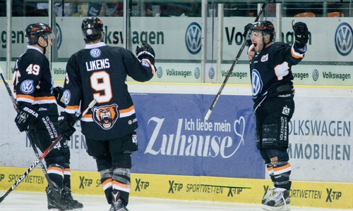 Seid umschlugen! Den Grizzlys gelingt das Sechspunkte-Wochenende. Foto: Reinelt/PresseBlen.de