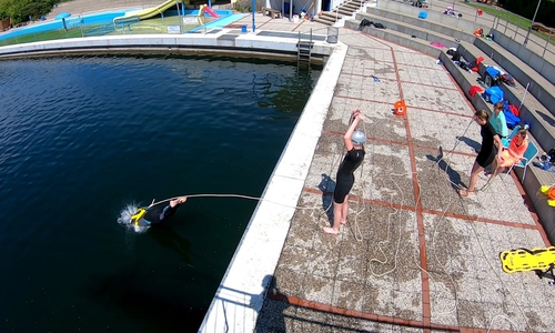 Training am Fümmelsee. Foto: DLRG/OG Wolfenbüttel
