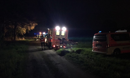 Ein stark unterkühlter Mann musste in der Nacht zu Samstag gerettet werden. Fotos/Video: aktuell24/BM