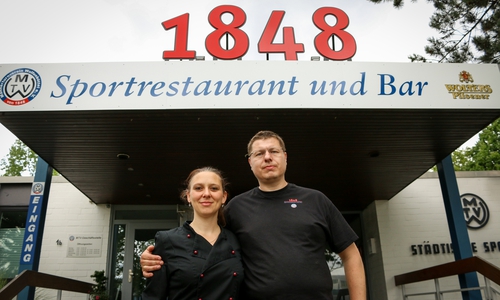 Elisabeth und Steffen Bölke sind die neuen Betreiber des MTV-Restaurants 1848. Sie freuen sich auf zahlreiche neue Gäste im Restaurant, an der Bar oder im idyllischen Biergarten.