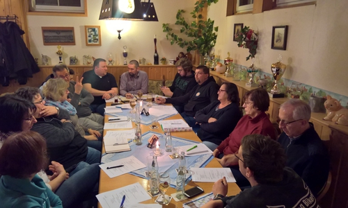 Bei der Sitzung am 31. Januar wurde in der Bauernstube bei Renneberg, die Planung für das Fest besprochen. Foto: Privat