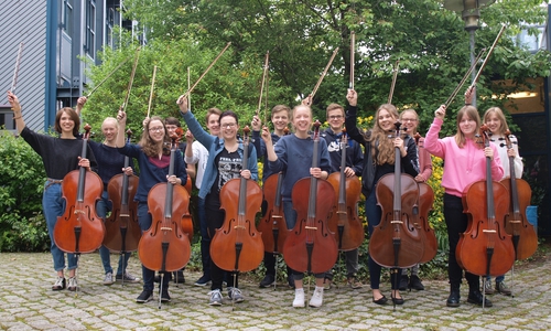 Das Cello-Ensemble „Strong Strings“ geht musikalisch gut vorbereitet in den Austausch und freut sich auf die Gäste aus Cachan. Foto: Landkreis Wolfenbüttel