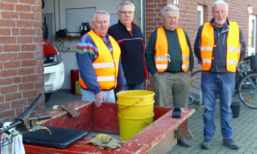 In Klein Brunsrode wurde aufgeräumt. Foto: Gemeinde Lehre
