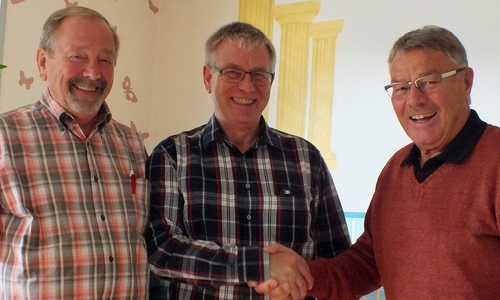 Verantwortung für den Arbeitskreis „Senioren als Vorbild im Straßenverkehr“ wurde neu verteilt. V.l.n.r.: Helmut Mesel, Wolfgang Schmidt und Jürgen Oppermann. Foto: Achim Klaffehn