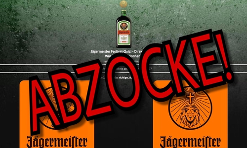 Vorsicht: Hierbei handelt es sich NICHT um ein Gewinnspiel der Marke Jägermeister. Screenshot: Nick Wenkel