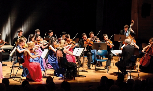 Das Ensemble „il gioco col suono“. Foto: HAB