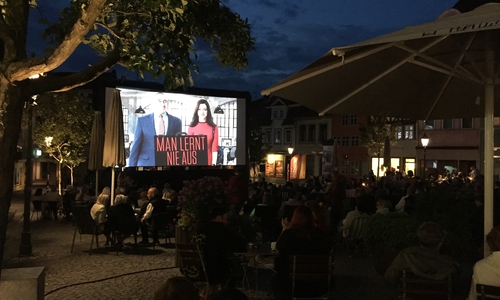 Impressionen vom Helmstedter Open-Air-Kino 2016. Foto: Andreas Warmbein