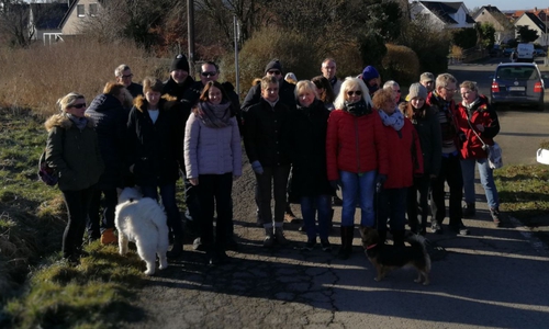 In Groß Denkte ging es wieder auf Braunkohlwanderung: Foto: Anja Steinke