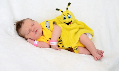 Willkommen, Romina Schulte. Foto: babysmile24.de