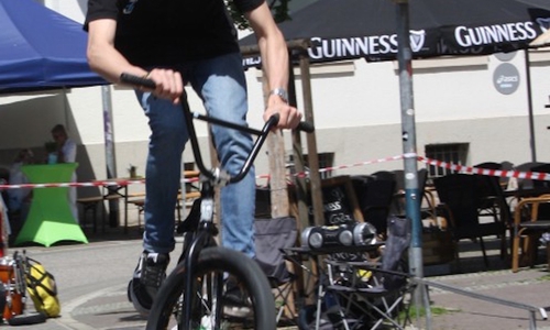 In Zukunft sollen sich BMX-Fahrer in der Weststadt vergnügen können. Symbolbild: Julia Romanowski