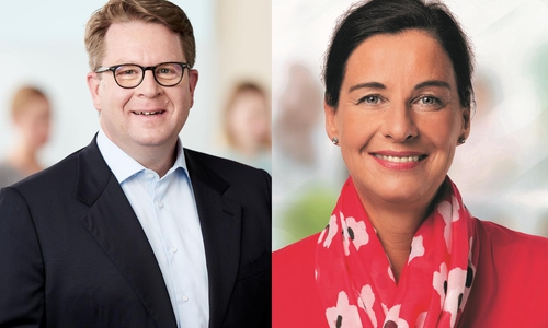 Carsten Müller und Veronika Koch, regionale Abgeordnete der CDU im Bundestag.