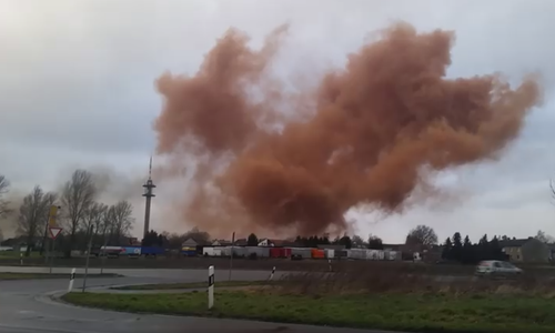 Was war das für eine seltsame Wolke über Salzgitter? Foto/Video: Denise Dzubba