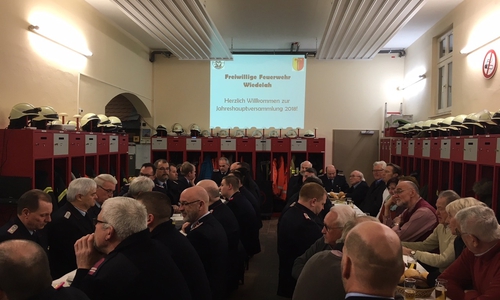 Volles Haus bei der Jahreshauptversammlung. Foto: Freiwillige Feuerwehr Wiedelah