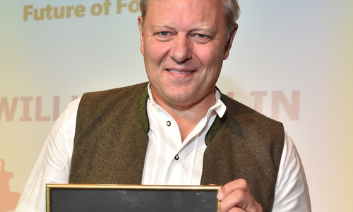 Jürgen Brinkmann auf dem Kitzbühel Abend mit Vergabe der QLF Awards 2019 und Siegerehrung der Golf 4 Good Trophy im Hotel Rasmushof Kitzbühel 
Foto: BrauerPhotos / G.Nitschke