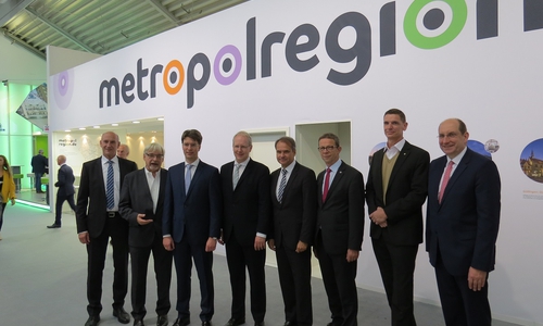 Bereits am ersten Messetag war der Gemeinschaftsstand der Metropolregion ein echter Magnet für Fachbesucher aus ganz Deutschland und Europa, es wurde eine Vielzahl vielversprechender Gespräche geführt. Foto: metropolregion Hannover Braunschweig Göttingen Wolfsburg GmbH
