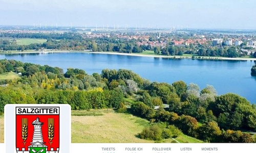Das Twitterprofil der Stadt Salzgitter. Foto: Stadt Salzgitter