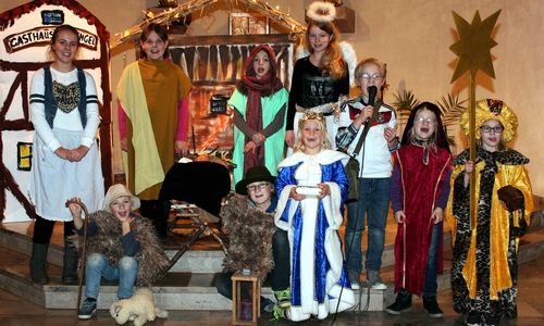 In Schöppenstedt fand die Generalprobe zum Krippenspiel statt. Foto: Meyer 