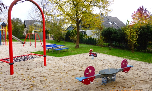 Der Spielplatz Hasleborn erstrahlt nun in neuem Glanz. Foto: Stadt Wolfsburg