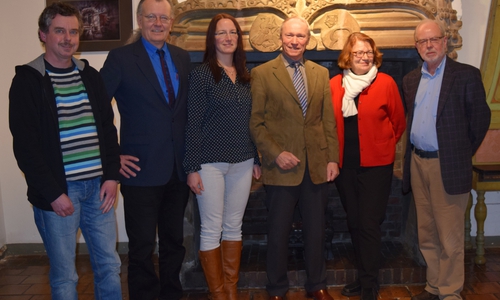 Thomas Velte (von links), Axel Dietsch, Katja Foltan, Dieter Freesemann, Dagmar Grasemann und Uwe Henrich gehören dem Arbeitskreis Kultur an. Foto: Stadt Goslar