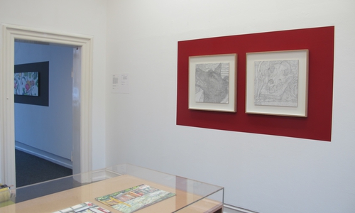 Künstlergespräch im Kunstverein. Foto: Privat