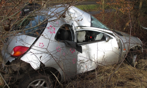 Wirtschaftlicher Totalschaden am Ford Ka der 45-jährigen
