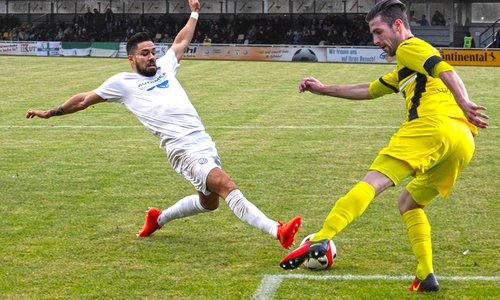 Nur eine Grafik, doch die Ansetzung verspricht ein packendes Derby in der Oberliga. Fotos/Grafik: Vollmer
