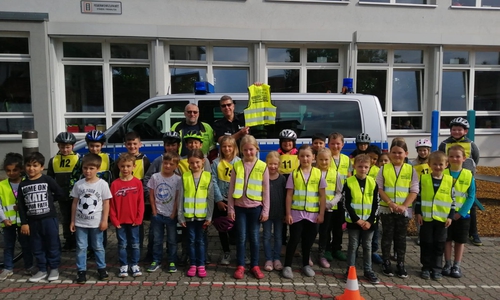 Die Grundschüler wurden verkehrstauglich gemacht. Foto: Kreisverkehrswacht Helmstedt e.V.