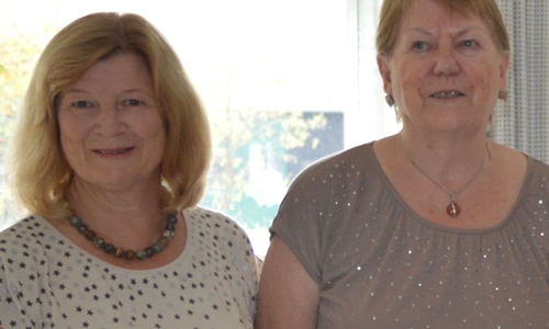 Im Bild: Gerda Deitmar (links) und Ulla Kuby, Foto: Richert